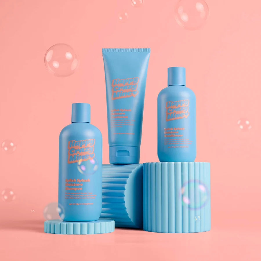 Happy Crazy Mine Splash -kosteuttava shampoo 350ml