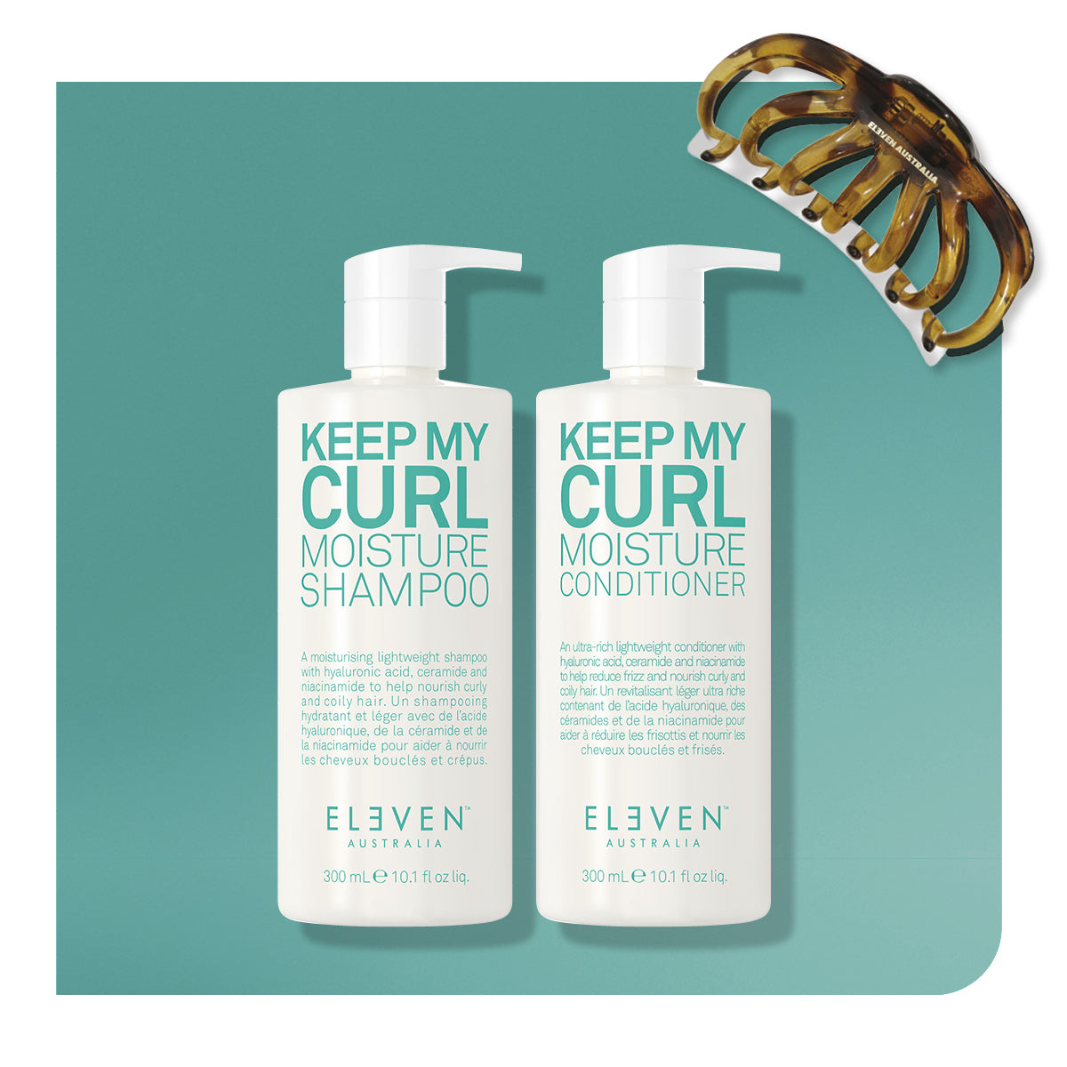 Uutuus - Eleven Australia Keep My Curl shampoo + hoitoaine 300ml