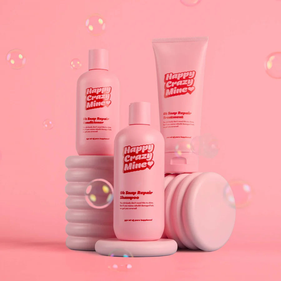 Happy Crazy Mine Oh Snap -korjaava shampoo 350ml