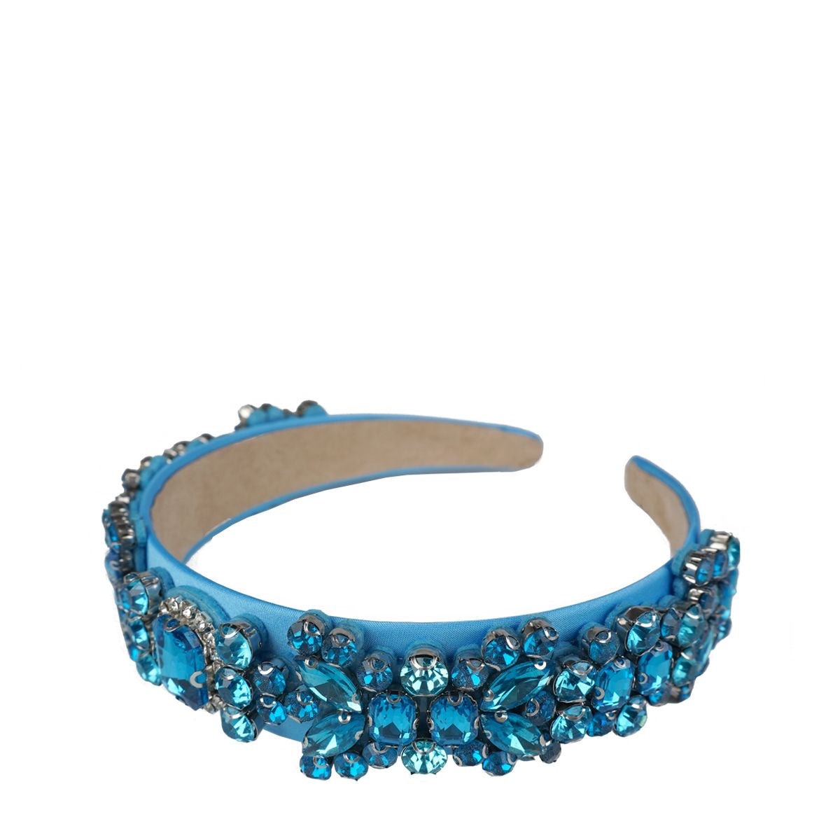Edith Turquoise Hiuspanta Multicolor-Kivikoristein - turkoosi hiuspanta