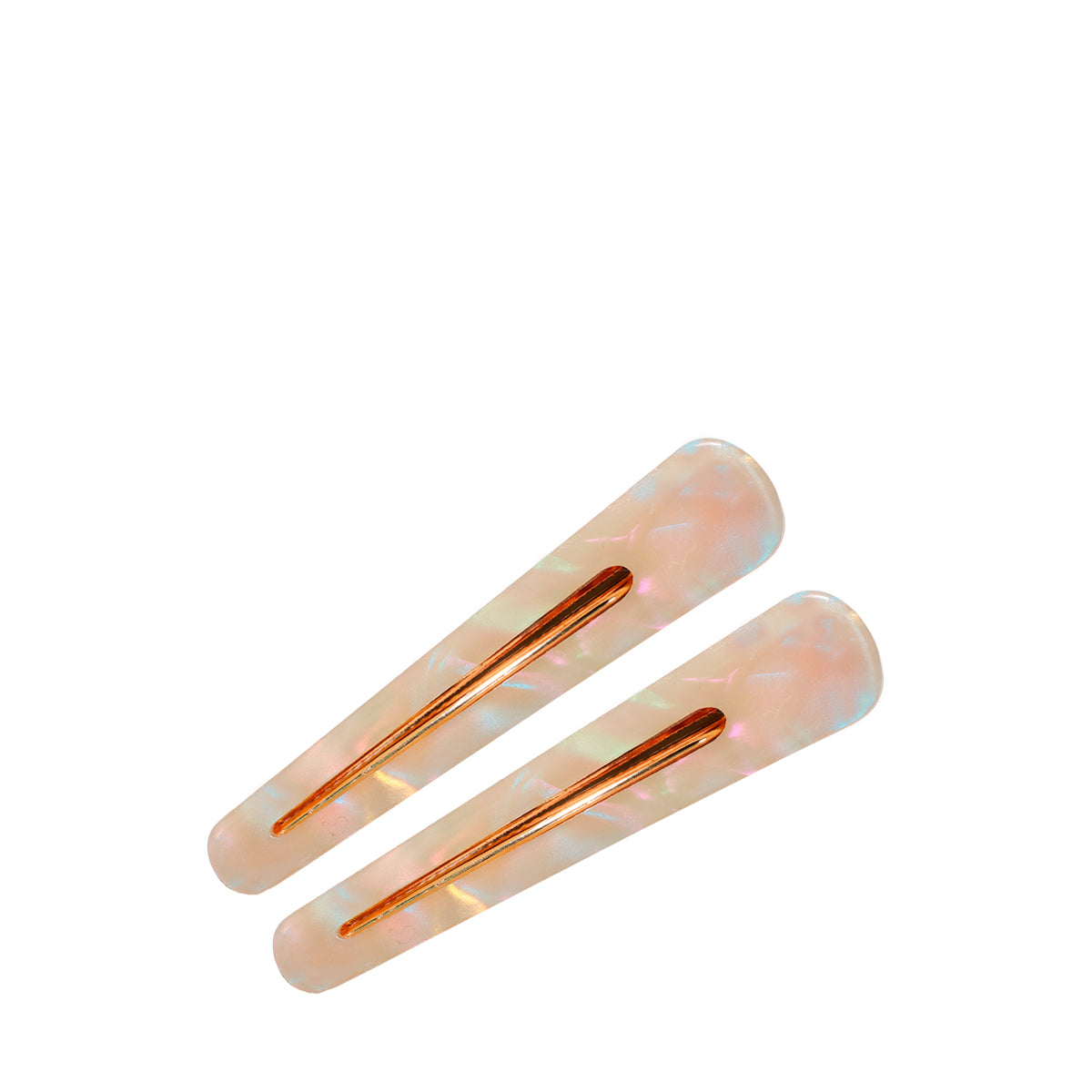 Cocobella Caro Alligator Hiusklipsi Cream 2kpl