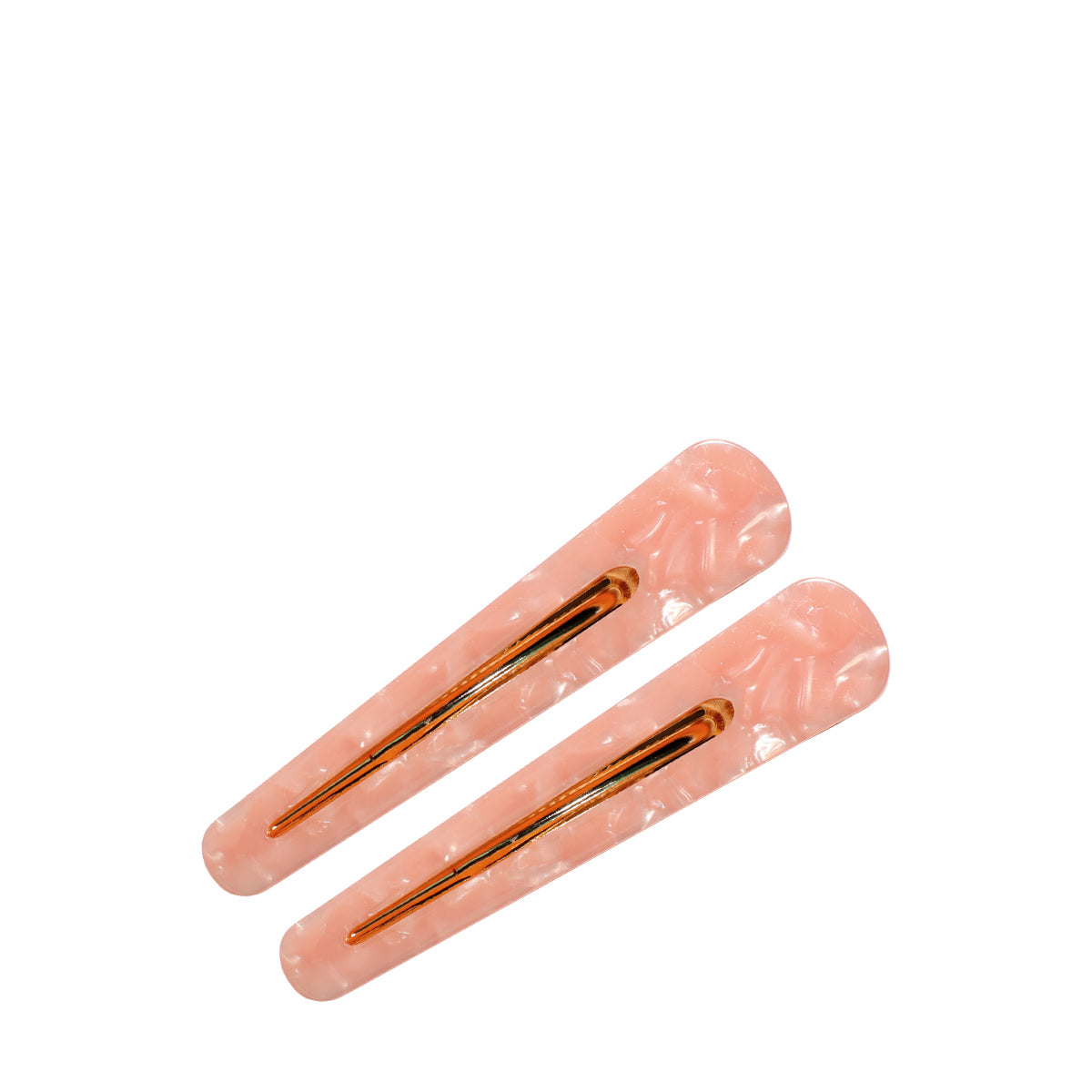 Cocobella Caro Alligator Hiusklipsi Pink 2kpl