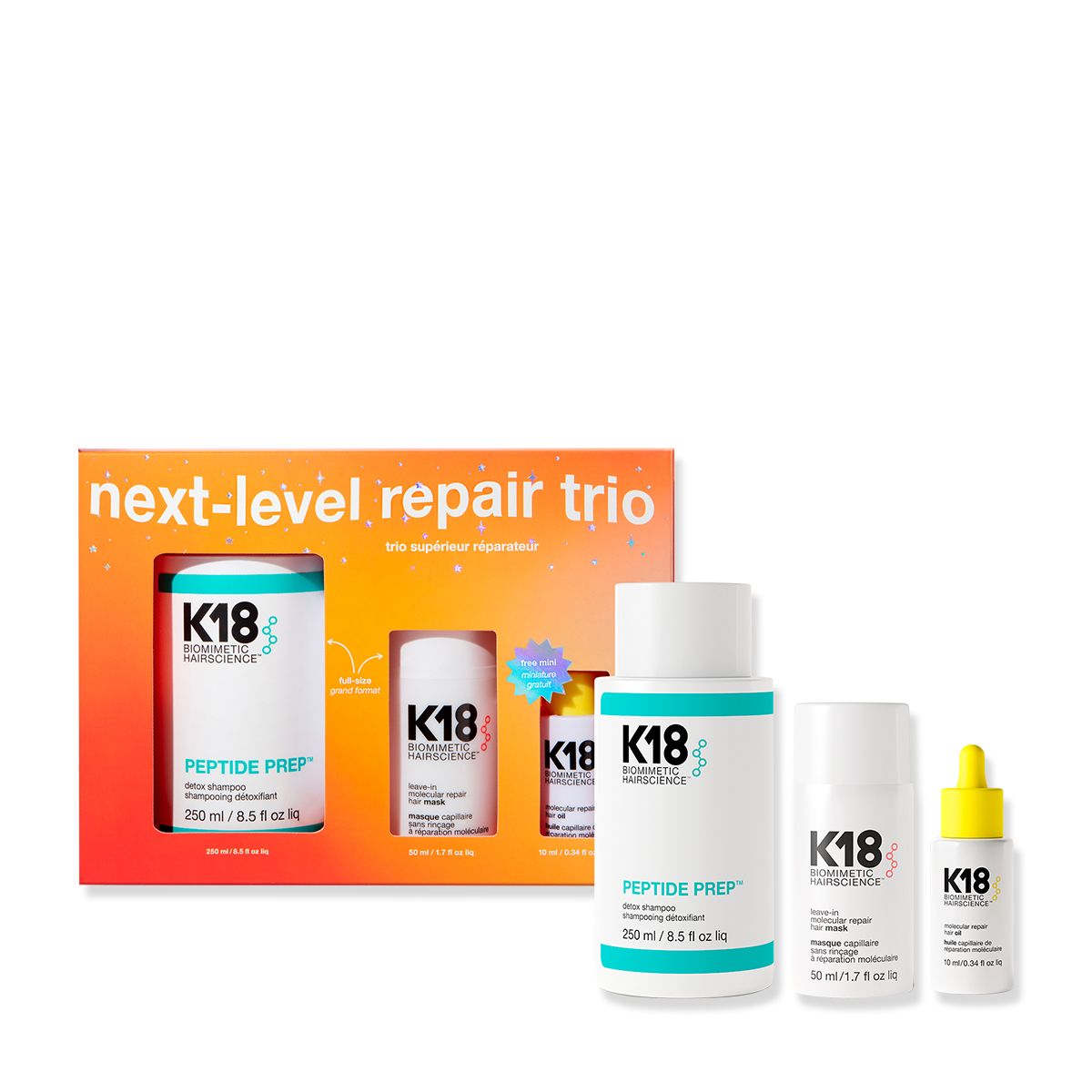 K18HAIR next-level repair trio HOLIDAY 23