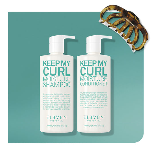 Uutuus - Eleven Australia Keep My Curl shampoo + hoitoaine 300ml