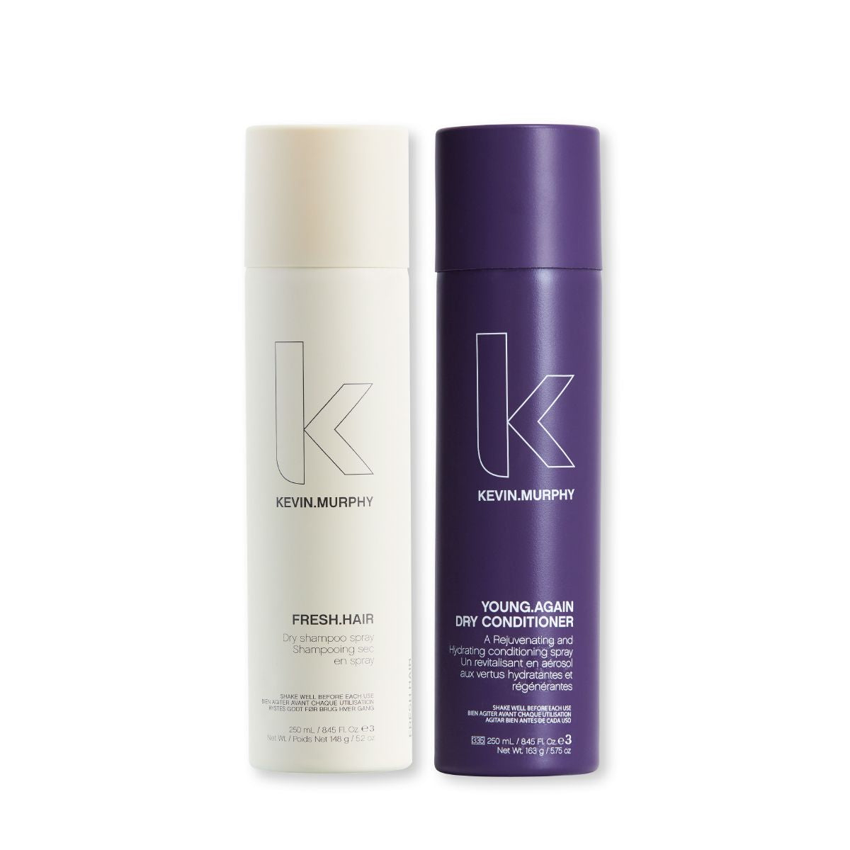 Kevin Murphy Fresh Hair kuivashampoo 250ml & Dry Conditioner kuivahoitoaine 250ml
