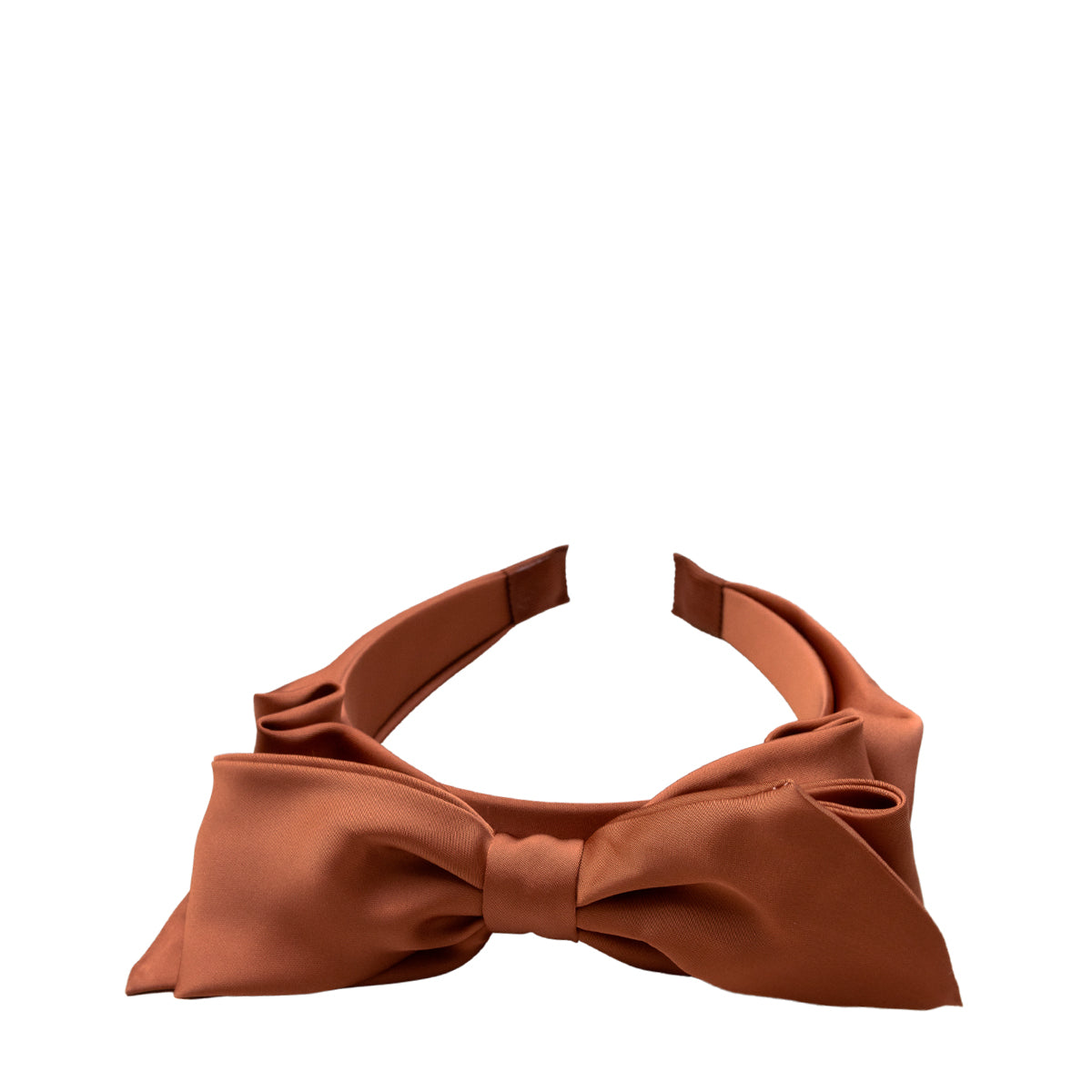 Cocobella Davina Bow Rusettihiuspanta Terracotta - Terrakotan värinen rusettipanta