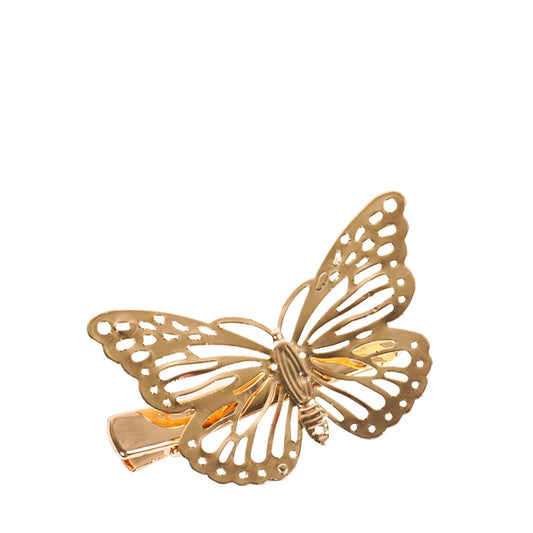 Caroline Butterfly Alligator Hiusklipsi Gold